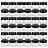 Loretoy 36-pack jars with lids offer BPA-free storage for cosmetics and travel