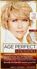 L\'Oreal Paris Age Perfect cream tube highlights layered-tone dimension for luminous blondes