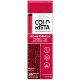 L'Oreal Paris Colorista bright-red bottle demonstrates the color-depositing mask.