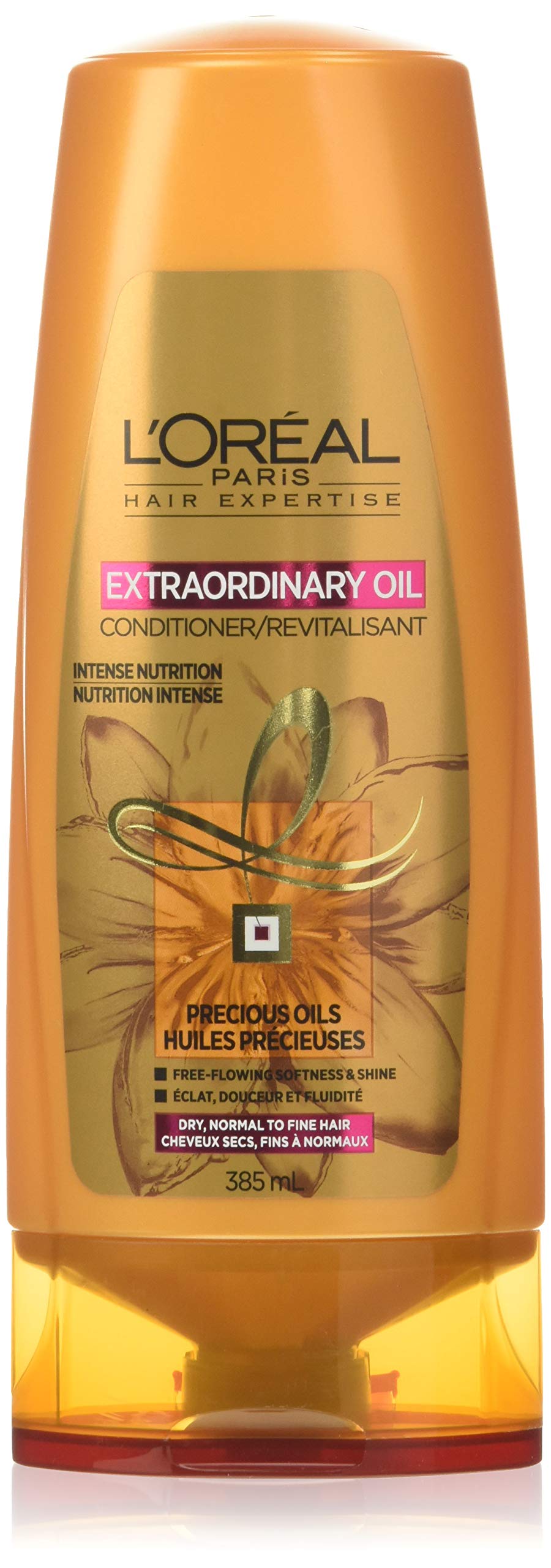 L'Oreal Paris Elvive Extraordinary Oil Conditioner bottle provides deep nourishment for dry hair