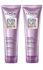 L'Oreal Paris EverPure shampoo bottle front view highlighting sulfate-free formula for color-treated hair.