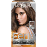 L'Oreal Paris Feria bottle close-up highlighting shimmering color payoff.