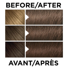 L'Oreal Paris Feria color swatches show multi-faceted highlights and shimmer.