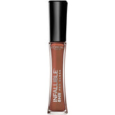 L'Oreal Paris Infallible 8HR Hydrating Lip Gloss Barely Nude cap closeup for all-day shine