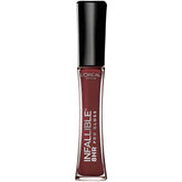 L’Oréal Paris Infallible 8HR Hydrating Lip Gloss Raisin tube showing long-wear formula