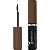 L'Oreal Paris Infallible Brow Mascara brush close-up for volume and density.