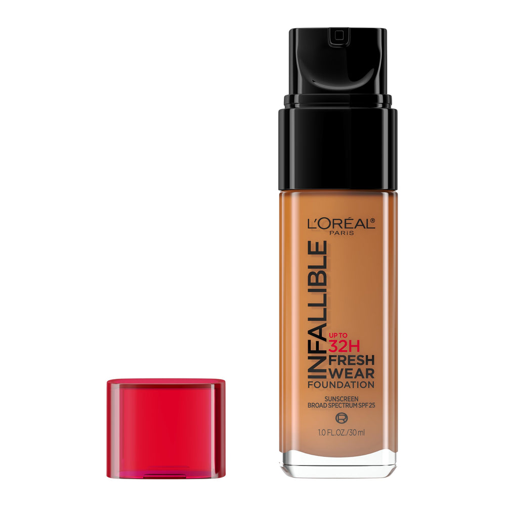 L'Oreal Paris Infallible Fresh Wear foundation bottle in 510 Hazelnut with longwear finish.
