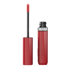 L'Oreal Paris Infallible Lacque bottle closeup shows lacquer-like shine and long wear