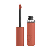 L'Oreal Paris Infallible Matte Liquid Lipstick Snooze Your Alarm swatch with long-wear color.