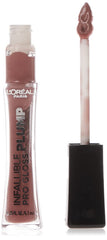 L'Oreal Paris Infallible Pro Gloss Plump Moonlit Rose tube glistening with long-lasting shine.