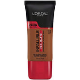 L'Oreal Paris Infallible Pro-Matte foundation Cocoa bottle for all-day matte wear.