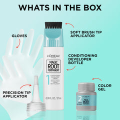 L'Oreal Paris Magic Root color gel delivers 10-minute gray coverage