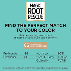 L'Oreal Paris Magic Root Rescue color gel delivers even gray coverage.