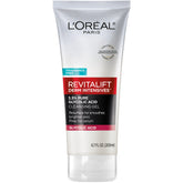 L'Oreal Paris Revitalift cleansing gel overview showcasing the product's sleek design.