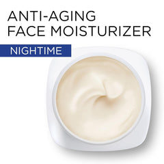 Texture swatch of RevitaLift night cream demonstrates smooth, quickly absorbed formula