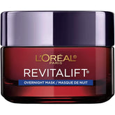 L'Oreal Paris Revitalift Triple Power overnight mask packaging showing hydration potential.