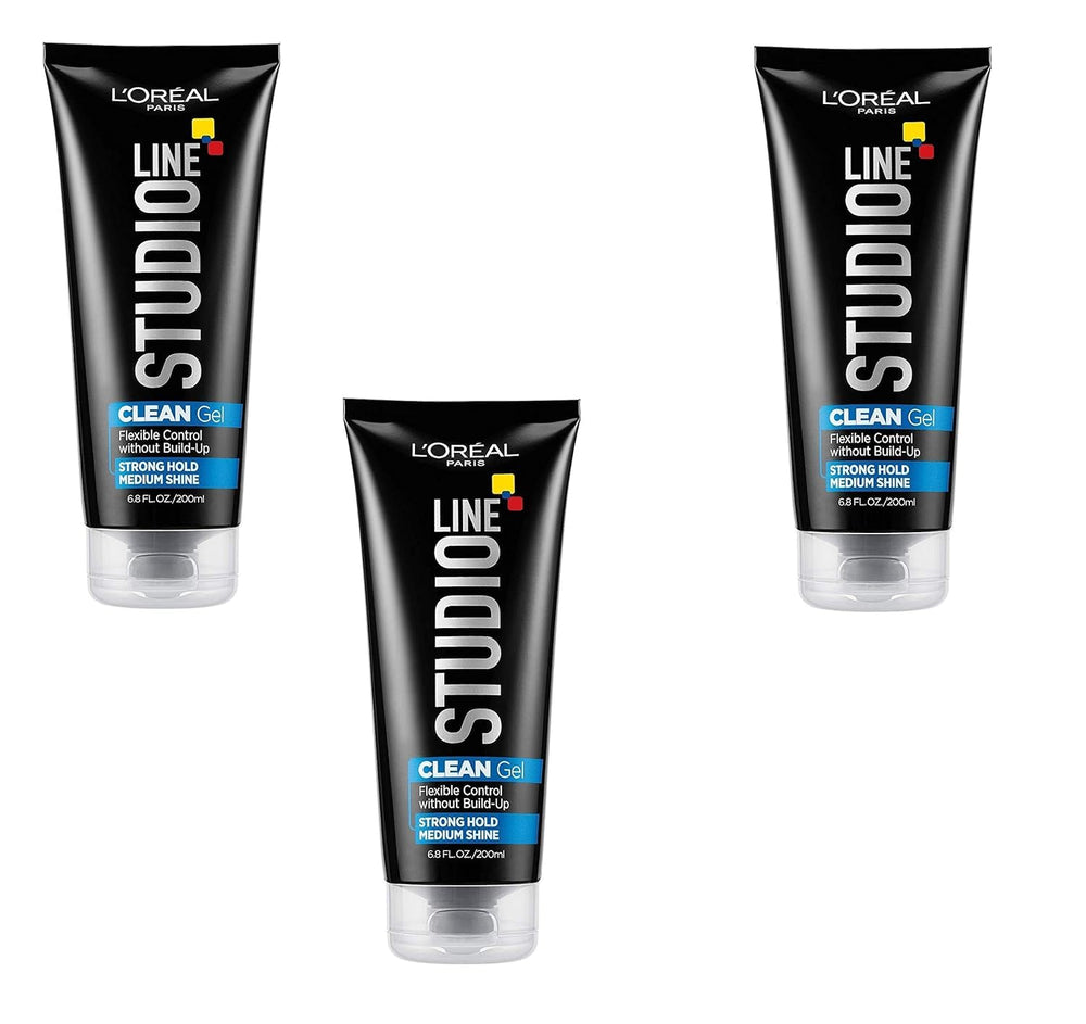 L'Oreal Paris Studio Line strong hold clear gel bottle delivers lasting control