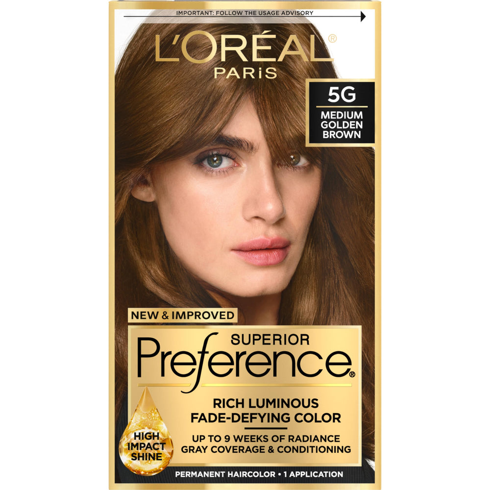 L'Oreal Paris Superior Preference bottle pour for precise application and glossy color