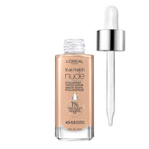 L'Oreal Paris True Match Nude Hyaluronic Serum bottle pump enables easy, controlled application.