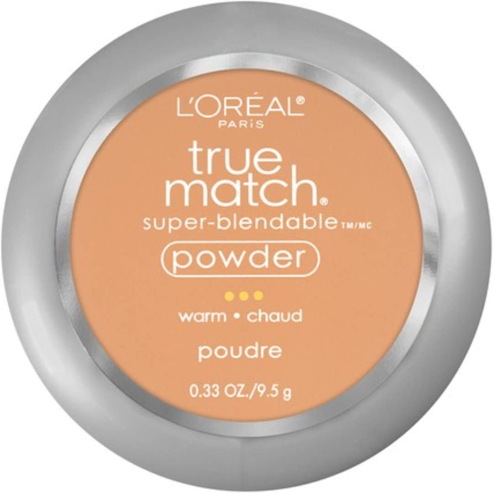 L’Oréal Paris True Match Powder compact with mirror inside for on-the-go touch-ups.
