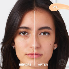 L'Oreal Paris True Match Radiant Serum Concealer flat-tip applicator delivers precise one-swipe coverage.