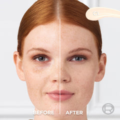 L'Oreal Paris True Match Radiant Serum Concealer swatch on skin showing brightness and hydration