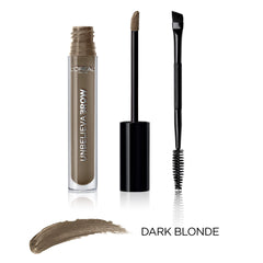 L'Oreal Paris Unbelieva-Brow longwear brow gel waterproof swatch showing smudge resistance