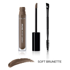 L'Oreal Paris Unbelieva-Brow waterproof formula seals color with no smudge.