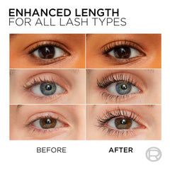 L'Oreal Telescopic comb-side brush separates lashes for a clump-free finish.