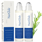 Loreviya Hair Growth Serum Roll-On bottle with rosemary for scalp nourishment