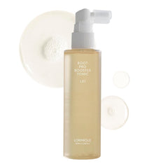 LORINIQUE L01 bottle front showcases scalp booster for healthier roots.