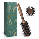 LORSEX Round Brush for Blow Drying close-up showing smooth finish.