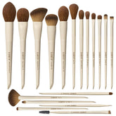LORYP 18-piece brush set face and eye brushes for precise blending