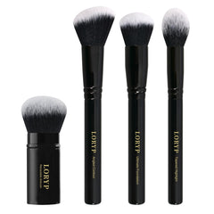 LORYP 4-Pcs Set retractable airbrush for on-the-go makeup