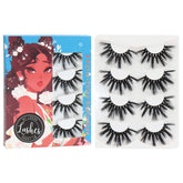 Losha 25mm Lashes 3D Faux Mink - fluffy volume for bold eye drama