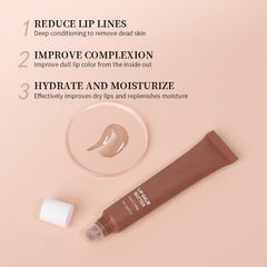 Loske Summer Butter Lip Balm Mint swatch delivers refreshing color and cooling sensation.