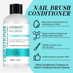 LOUINSTIC Brush Conditioner Preserver image highlights extending brush life with soft bristle care.