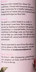 Love Beauty And Planet Blooming Color conditioner murumuru butter highlight nourishing feel.