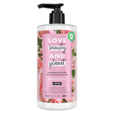Love Beauty and Planet Delicious Glow bottle pour for quick daily moisture.