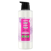 Love Beauty and Planet shampoo rice oil angelica bottle highlights moisturizing cleanse for curls.
