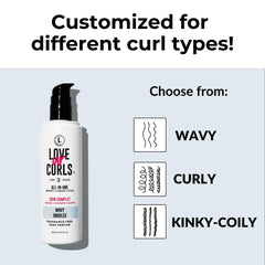 Love Ur Curls fragrance-free all-in-one styler with shea and moringa nourishes curls