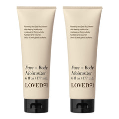 Loved01 fragrance-free moisturizer bottle, showing clean design and fragrance-free focus.
