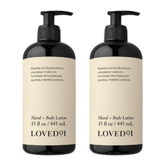 Loved01 hand lotion texture closeup showing rich hydration for daily softness