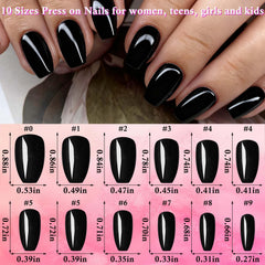 LoveOurHome short coffin nails with glossy finish, easy to wear for everyday tasks.