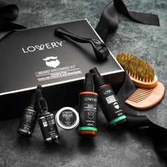 Lovery beard oil bottle for smooth, nourished beard.