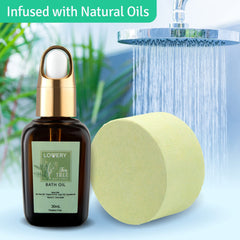 Lovery Tea Tree Bubble Bath delivers a foamy bath and calming aroma