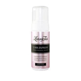 Loving Tan 2HR Express mousse application shows smooth color for natural tan with quick-dry performance