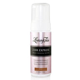 Loving Tan 2 HR Express mousse bottle showing quick color development for natural results.