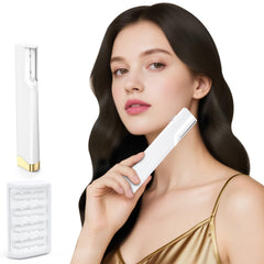 Lovsheme Sonic Dermaplane Razor handle shown for precise facial exfoliation