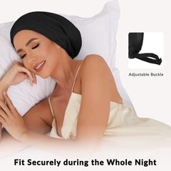 LOVUITEN silk bonnet seamless inner lining reduces hair friction